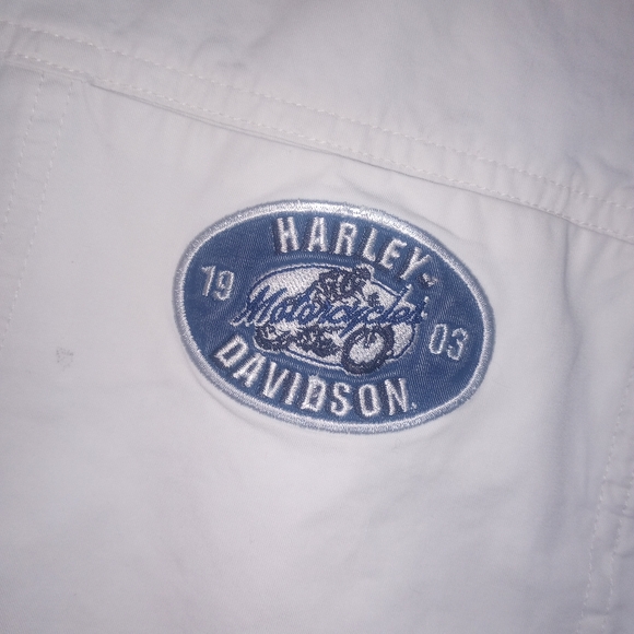 Harley Davidson biker sleeveless jacket Y2K vintage 2XL large - Picture 4 of 5